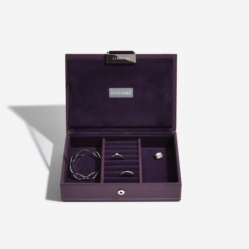 pudełko na biżuterię z pokrywką Mini fioletowe